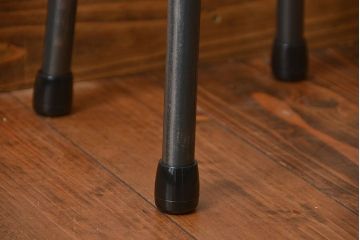 ラフジュオリジナル　鉄脚スツール(椅子、チェア)(3)