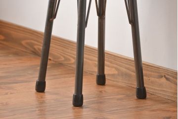 ラフジュオリジナル　鉄脚スツール(椅子、チェア)(4)