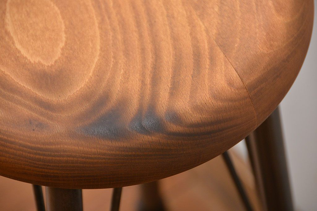 ラフジュオリジナル　鉄脚スツール(5)