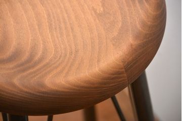 ラフジュオリジナル　鉄脚スツール(椅子、チェア)(7)