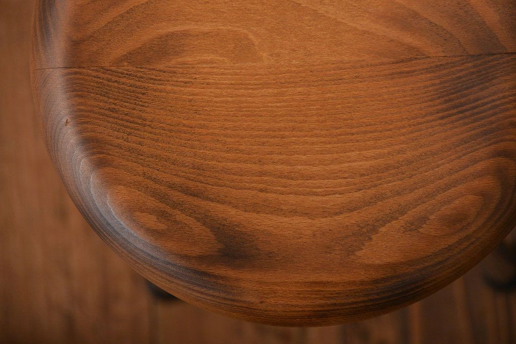 ラフジュオリジナル　鉄脚スツール(椅子、イス)(8)