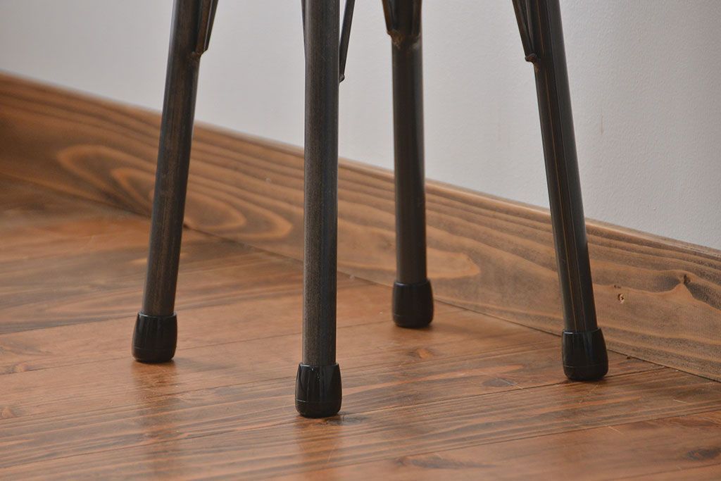 ラフジュオリジナル　鉄脚スツール(9)