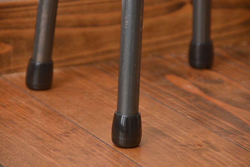 ラフジュオリジナル　鉄脚スツール(9)