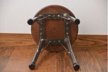 ラフジュオリジナル　鉄脚スツール(9)