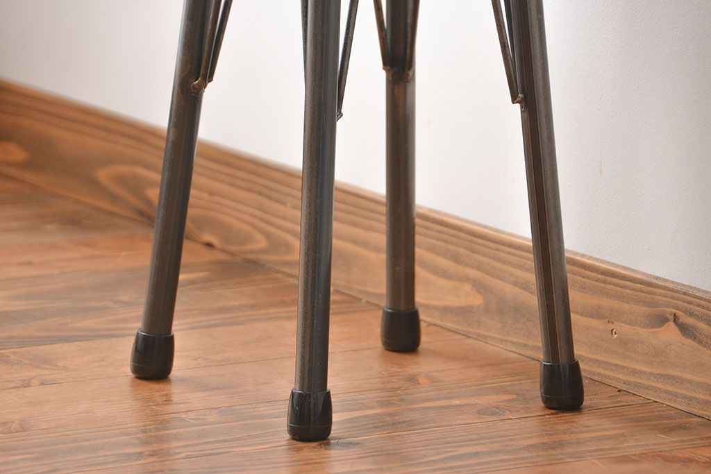 ラフジュオリジナル　鉄脚スツール(10)