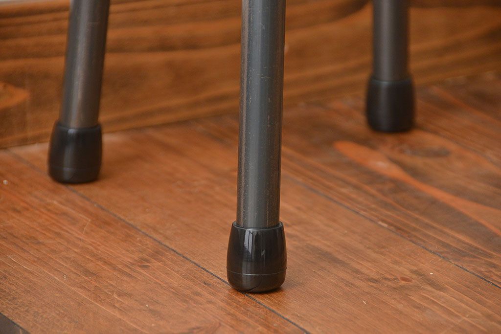 ラフジュオリジナル　鉄脚スツール(10)