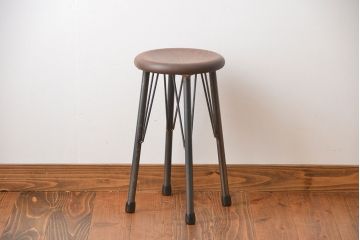 ラフジュオリジナル　鉄脚スツール(10)