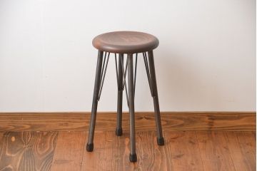 ラフジュオリジナル　鉄脚スツール(11)