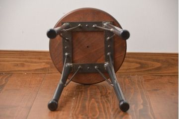 ラフジュオリジナル　鉄脚スツール(11)