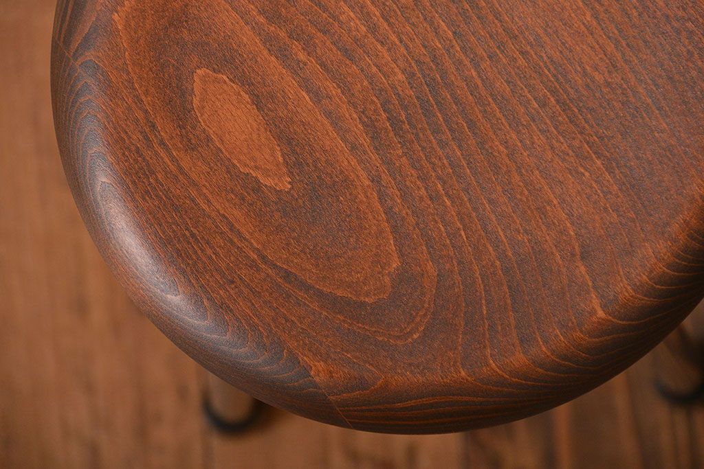 ラフジュオリジナル　鉄脚スツール(12)