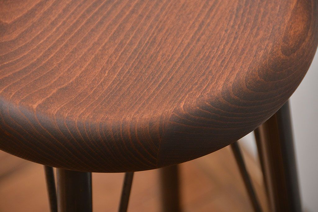 ラフジュオリジナル　鉄脚スツール(12)