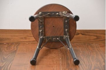 ラフジュオリジナル　鉄脚スツール(12)