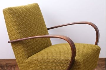 アンティーク家具　イギリスアンティーク　曲木の一人掛けソファ