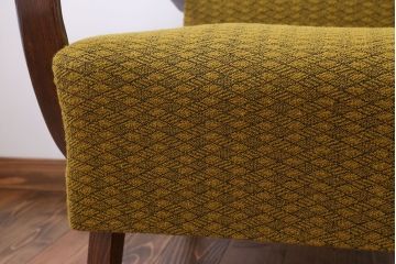 アンティーク家具　イギリスアンティーク　曲木の一人掛けソファ