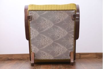 アンティーク家具　イギリスアンティーク　曲木の一人掛けソファ