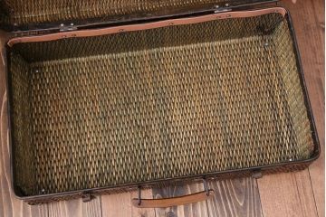 アンティーク雑貨　アンティーク　バスケットトランク(1)