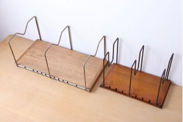 レトロ家具　昭和レトロ　本立て大小2個セット