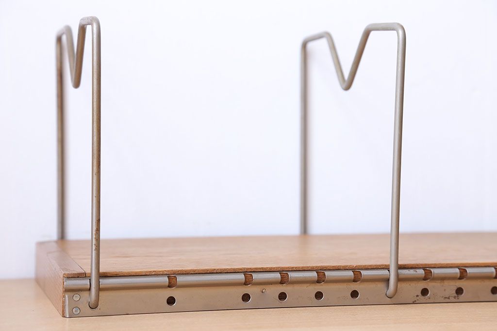 レトロ家具　昭和レトロ　本立て大小2個セット