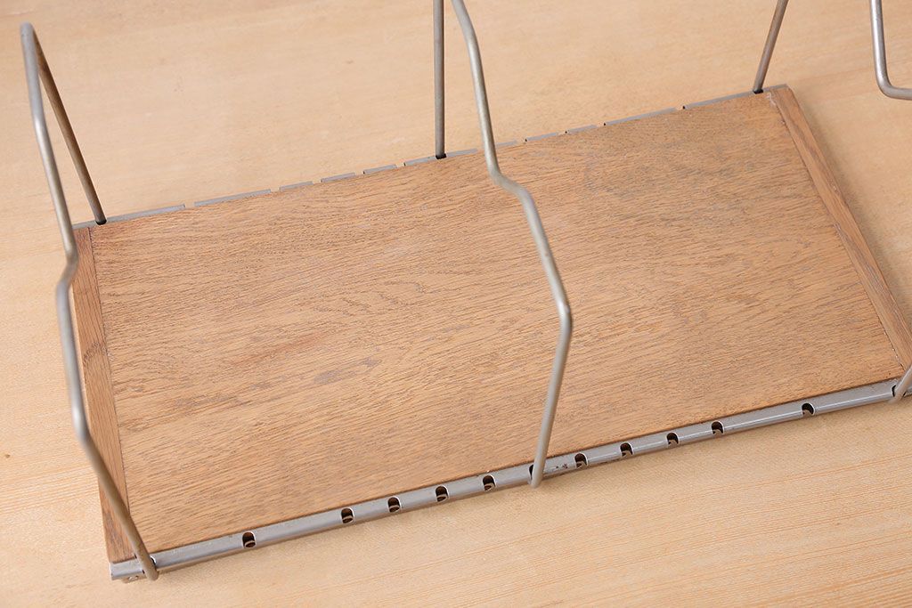 レトロ家具　昭和レトロ　本立て大小2個セット