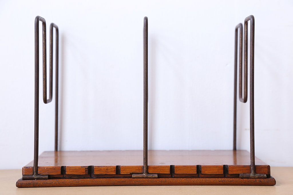 レトロ家具　昭和レトロ　本立て大小2個セット