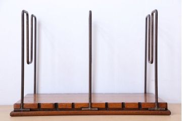 レトロ家具　昭和レトロ　本立て大小2個セット