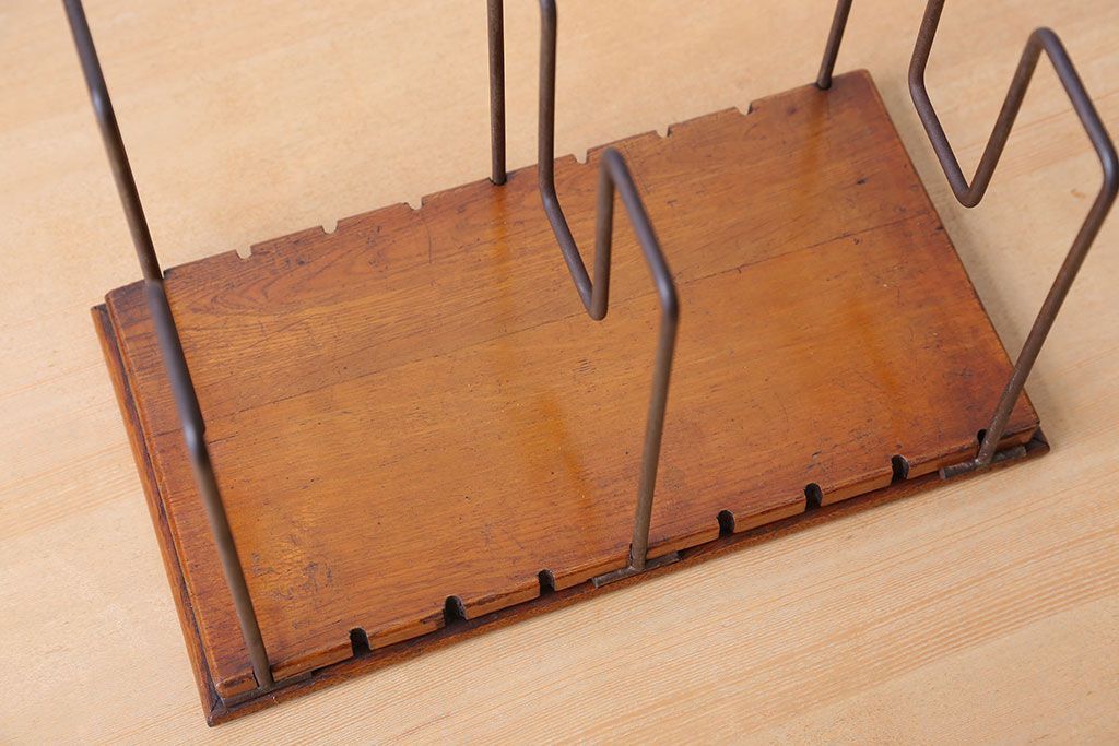 レトロ家具　昭和レトロ　本立て大小2個セット