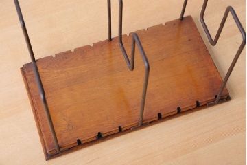 レトロ家具　昭和レトロ　本立て大小2個セット