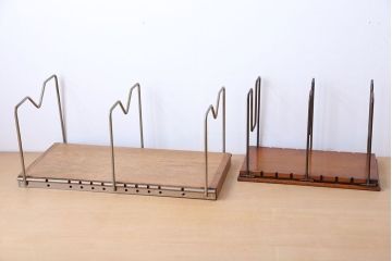 レトロ家具　昭和レトロ　本立て大小2個セット