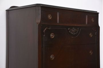 ヴィンテージ家具　アメリカビンテージ　大きなキャスター付きチェスト