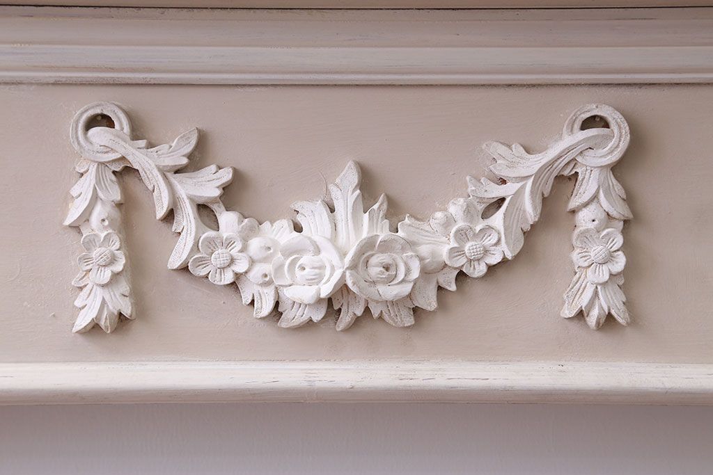 アンティーク雑貨　フランスビンテージ　シンプルなマントルピース