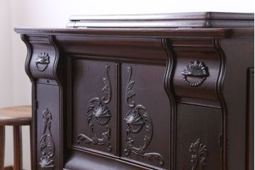 アンティーク家具　イギリスアンティーク　希少なエリザベスシンガーミシン
