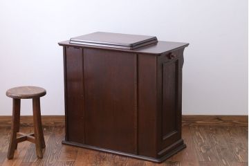 アンティーク家具　イギリスアンティーク　希少なエリザベスシンガーミシン