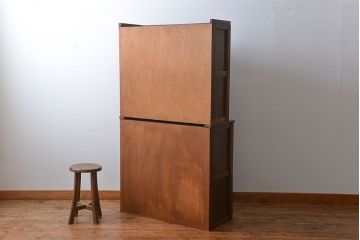 レトロ家具　昭和レトロ　味わい深い食器棚
