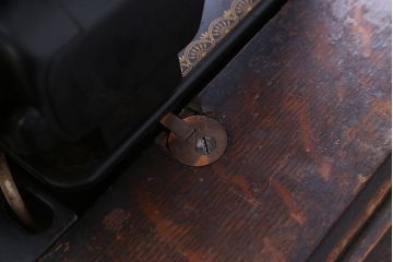 アンティーク雑貨　アンティーク　シンガー足踏みミシン(2)(シンガーミシン)