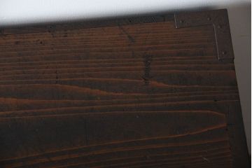 アンティーク家具　古民具・骨董　角手　縦型時代箪笥