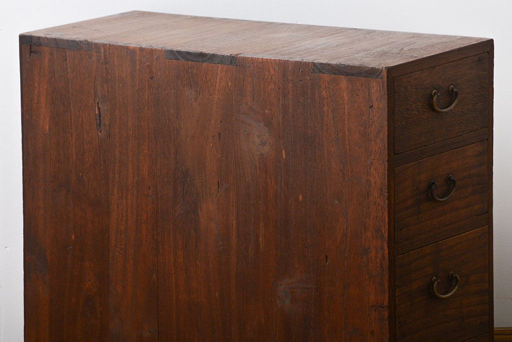 アンティーク家具　 古民具・骨董　桐材!4杯小引き出し
