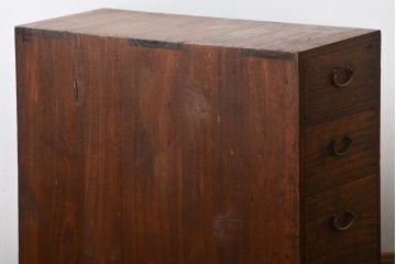 アンティーク家具　 古民具・骨董　桐材!4杯小引き出し