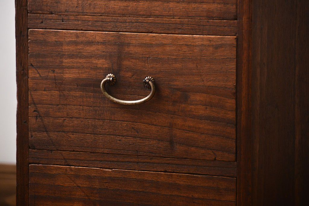 アンティーク家具　 古民具・骨董　桐材!4杯小引き出し