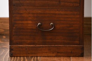 アンティーク家具　 古民具・骨董　桐材!4杯小引き出し