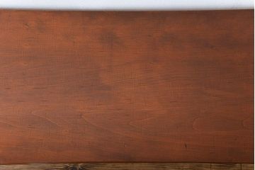 アンティーク家具　天板一枚板　古材を使った鉄脚テーブル