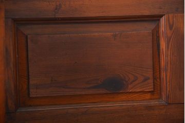 アンティーク家具　イギリスアンティーク　パイン材のチャーチベンチ(2)