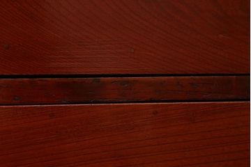 アンティーク家具　 アンティーク　欅材!金具の上品な庄内箪笥