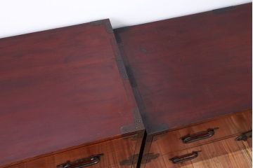 アンティーク家具　 アンティーク　欅材!金具の上品な庄内箪笥