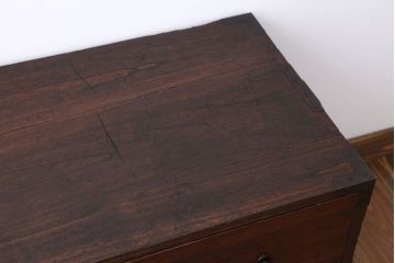 アンティーク家具　古民具・骨董　シンプルな時代箪笥ローボード(1)
