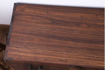 アンティーク家具　古民具・骨董　シンプルな時代箪笥ローボード(2)