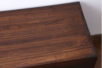 アンティーク家具　古民具・骨董　シンプルな時代箪笥ローボード(2)