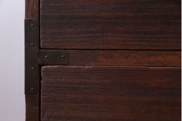 アンティーク家具　古民具・骨董　シンプルな時代箪笥ローボード(2)