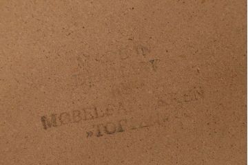 ヴィンテージ家具　天板タイル　北欧ビンテージ　バンビのネストテーブル