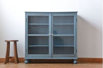 アンティーク家具　アンティークペイント　かわいい本箱