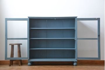 アンティーク家具　アンティークペイント　かわいい本箱